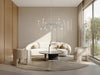 Z-Lite - 6103-45BN - Six Light Chandelier - Toussant - Brushed Nickel