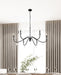 Z-Lite - 6103-45MB - Six Light Chandelier - Toussant - Matte Black