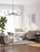 Z-Lite - 6103-45MB - Six Light Chandelier - Toussant - Matte Black