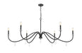 Z-Lite - 6103-63MB - Six Light Chandelier - Toussant - Matte Black