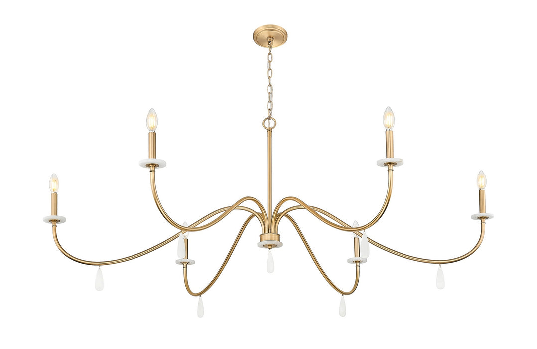 Z-Lite - 6103-63MGLD - Six Light Chandelier - Toussant - Mordern Gold