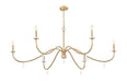 Z-Lite - 6103-63MGLD - Six Light Chandelier - Toussant - Mordern Gold