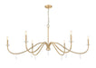 Z-Lite - 6103-63MGLD - Six Light Chandelier - Toussant - Mordern Gold