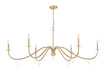 Z-Lite - 6103-63MGLD - Six Light Chandelier - Toussant - Mordern Gold