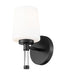 Z-Lite - 7700-1V-MB - One Light Vanity - Henri - Matte Black