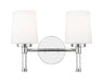 Z-Lite - 7700-2V-CH - Two Light Vanity - Henri - Chrome