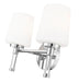 Z-Lite - 7700-2V-CH - Two Light Vanity - Henri - Chrome