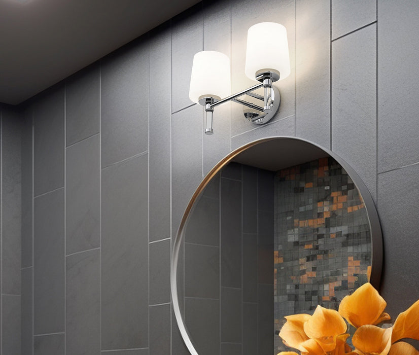 Z-Lite - 7700-2V-CH - Two Light Vanity - Henri - Chrome