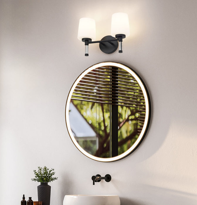 Z-Lite - 7700-2V-MB - Two Light Vanity - Henri - Matte Black