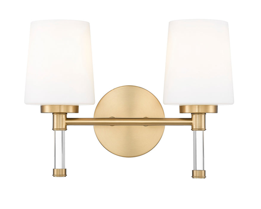Z-Lite - 7700-2V-MGLD - Two Light Vanity - Henri - Modern Gold