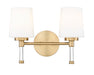 Z-Lite - 7700-2V-MGLD - Two Light Vanity - Henri - Modern Gold