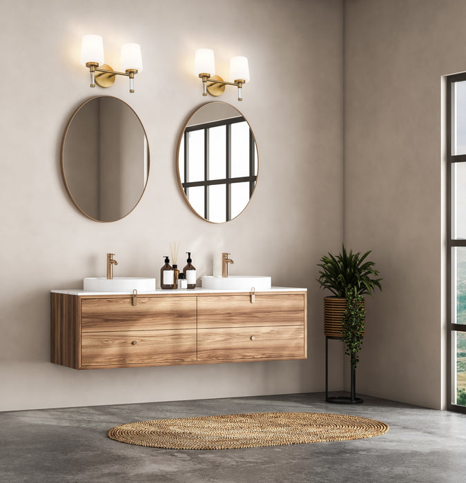 Z-Lite - 7700-2V-MGLD - Two Light Vanity - Henri - Modern Gold