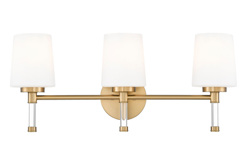Z-Lite - 7700-3V-MGLD - Three Light Vanity - Henri - Modern Gold