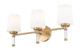 Z-Lite - 7700-3V-MGLD - Three Light Vanity - Henri - Modern Gold