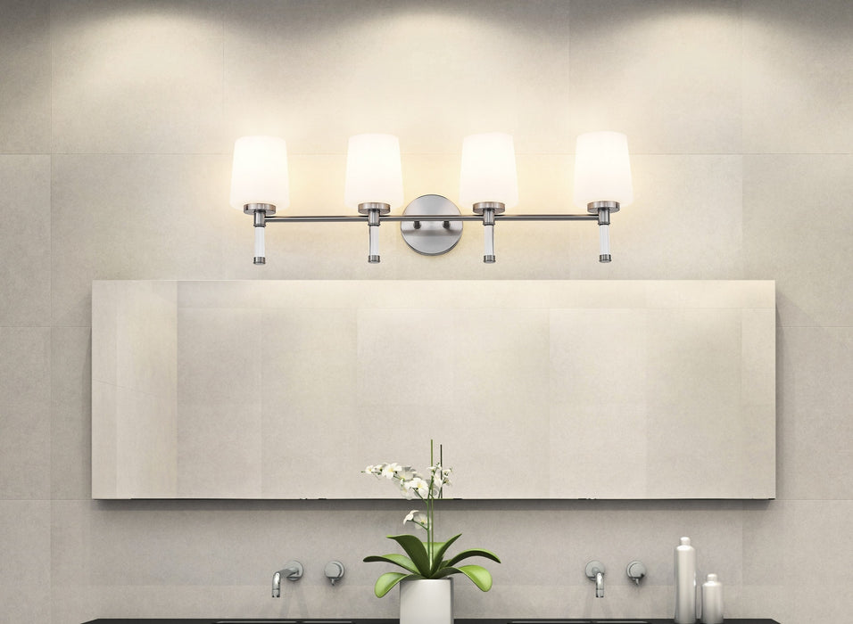 Z-Lite - 7700-4V-BN - Four Light Vanity - Henri - Brushed Nickel