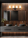 Z-Lite - 7700-4V-MB - Four Light Vanity - Henri - Matte Black