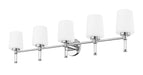Z-Lite - 7700-5V-CH - Five Light Vanity - Henri - Chrome