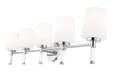 Z-Lite - 7700-5V-CH - Five Light Vanity - Henri - Chrome