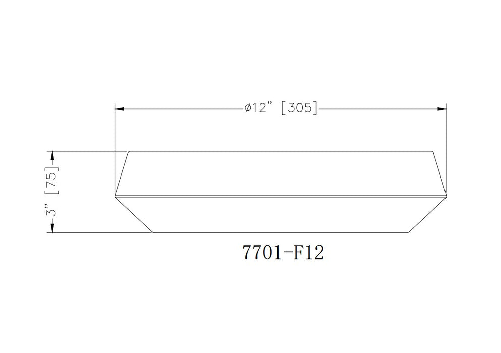 Z-Lite - 7701F12-BN-LED - LED Flush Mount - Quasars - Brushed Nickel