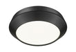 Z-Lite - 7701F12-MB-LED - LED Flush Mount - Quasars - Matte Black
