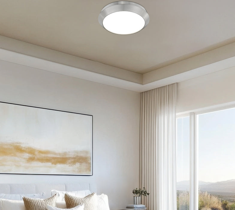 Z-Lite - 7701F16-BN-LED - LED Flush Mount - Quasars - Brushed Nickel