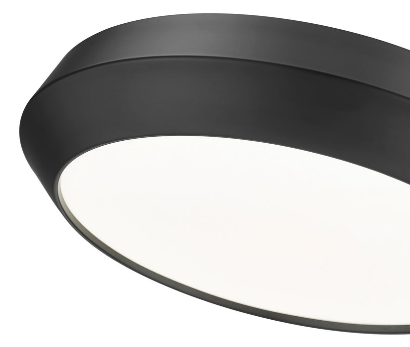 Z-Lite - 7701F16-MB-LED - LED Flush Mount - Quasars - Matte Black