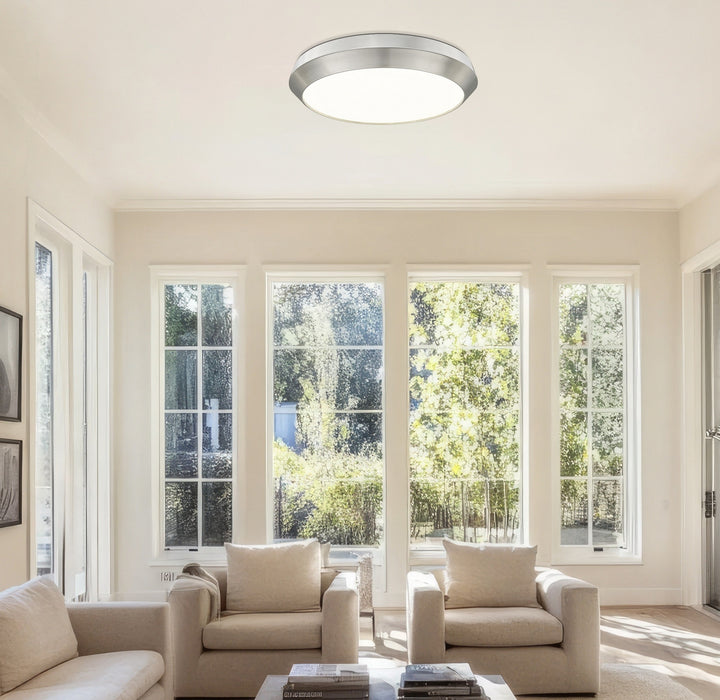 Z-Lite - 7701F20-BN-LED - LED Flush Mount - Quasars - Brushed Nickel