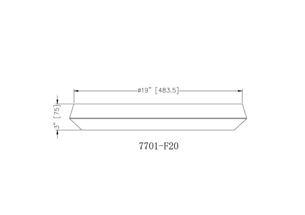 Z-Lite - 7701F20-MB-LED - LED Flush Mount - Quasars - Matte Black