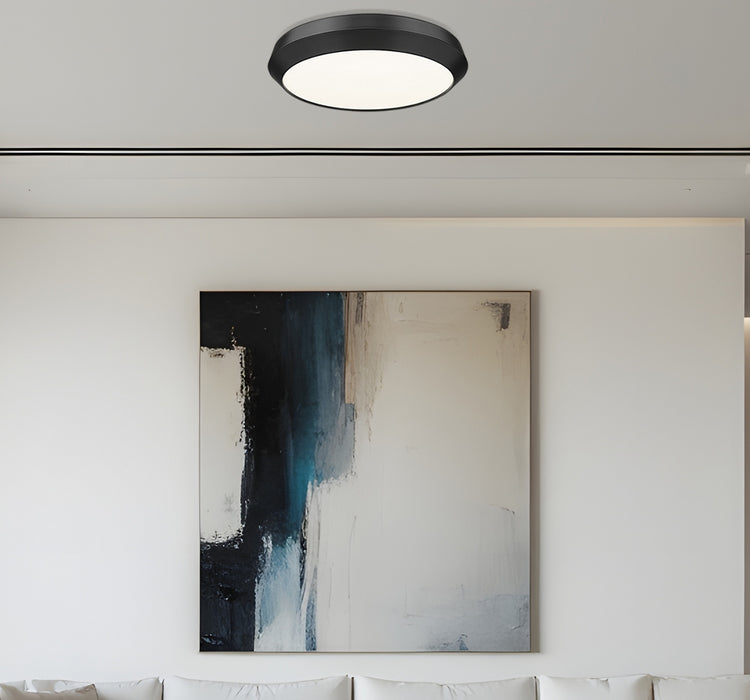 Z-Lite - 7701F20-MB-LED - LED Flush Mount - Quasars - Matte Black