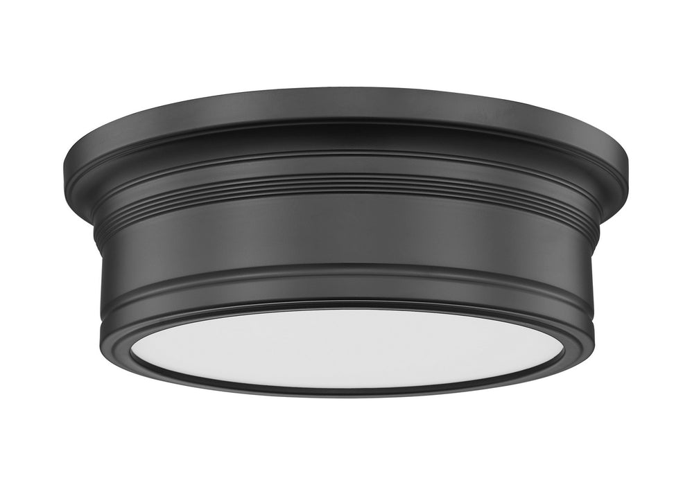 Z-Lite - 7702F12-MB-LED - LED Flush Mount - Bentley - Matte Black