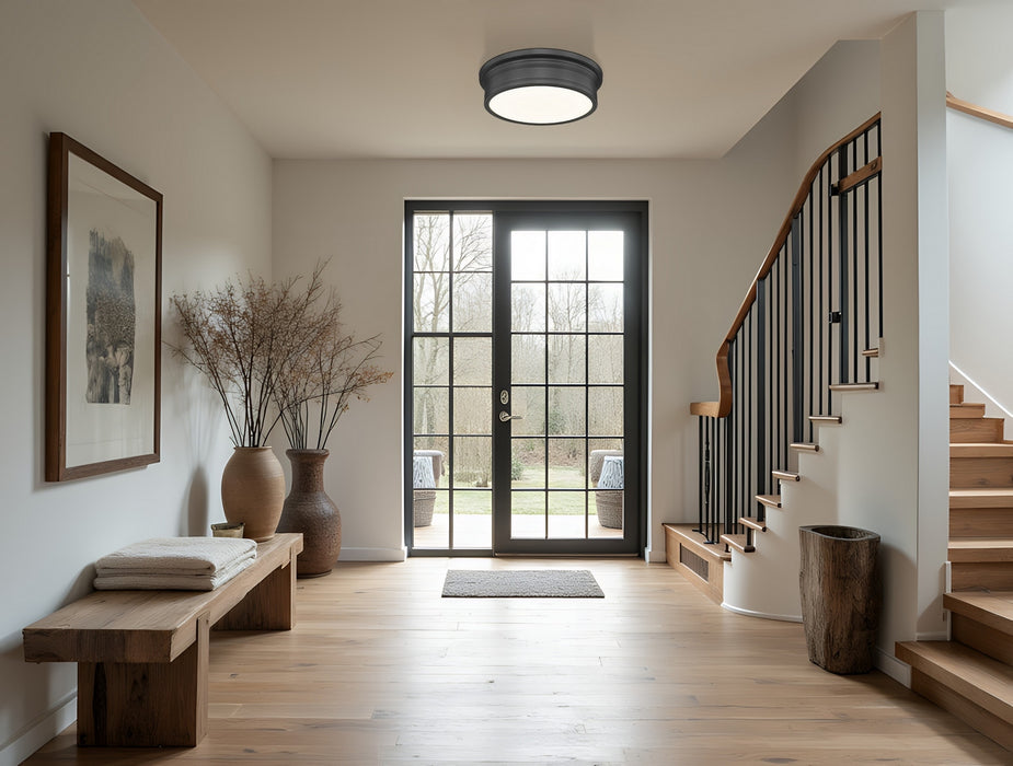 Z-Lite - 7702F16-MB-LED - LED Flush Mount - Bentley - Matte Black