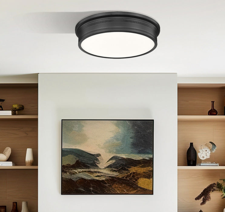 Z-Lite - 7702F20-MB-LED - LED Flush Mount - Bentley - Matte Black