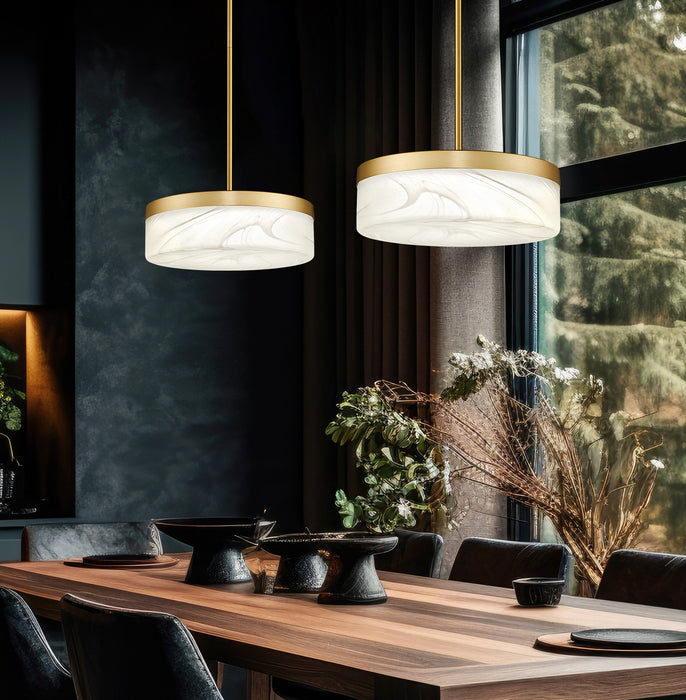 Z-Lite - 827P13-MGLD-LED - LED Pendant - Renaud - Modern Gold