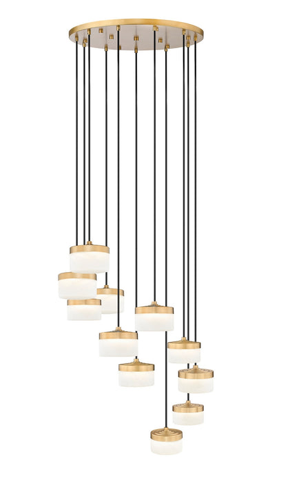 Z-Lite - 827P6-11R-MGLD-LED - LED Chandelier - Renaud - Modern Gold