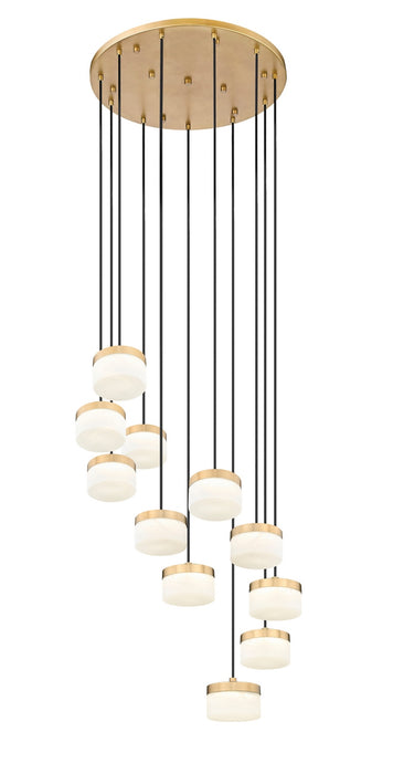 Z-Lite - 827P6-11R-MGLD-LED - LED Chandelier - Renaud - Modern Gold