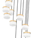 Z-Lite - 827P6-11R-MGLD-LED - LED Chandelier - Renaud - Modern Gold