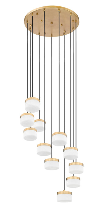 Z-Lite - 827P6-11R-MGLD-LED - LED Chandelier - Renaud - Modern Gold