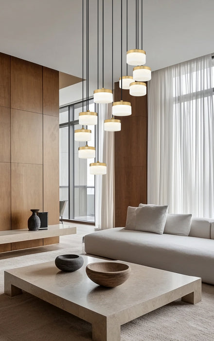 Z-Lite - 827P6-11R-MGLD-LED - LED Chandelier - Renaud - Modern Gold