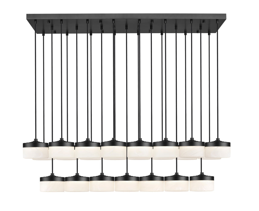 Z-Lite - 827P6-23L-MB-LED - LED Linear Chandelier - Renaud - Matte Black