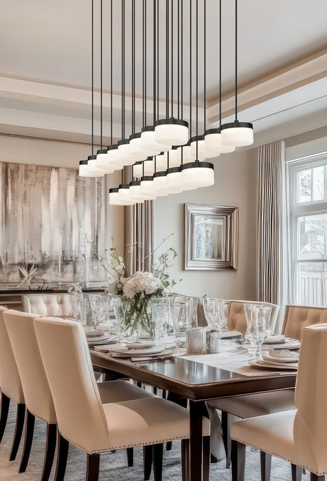 Z-Lite - 827P6-23L-MB-LED - LED Linear Chandelier - Renaud - Matte Black