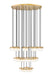 Z-Lite - 827P6-27R-MGLD-LED - LED Chandelier - Renaud - Modern Gold