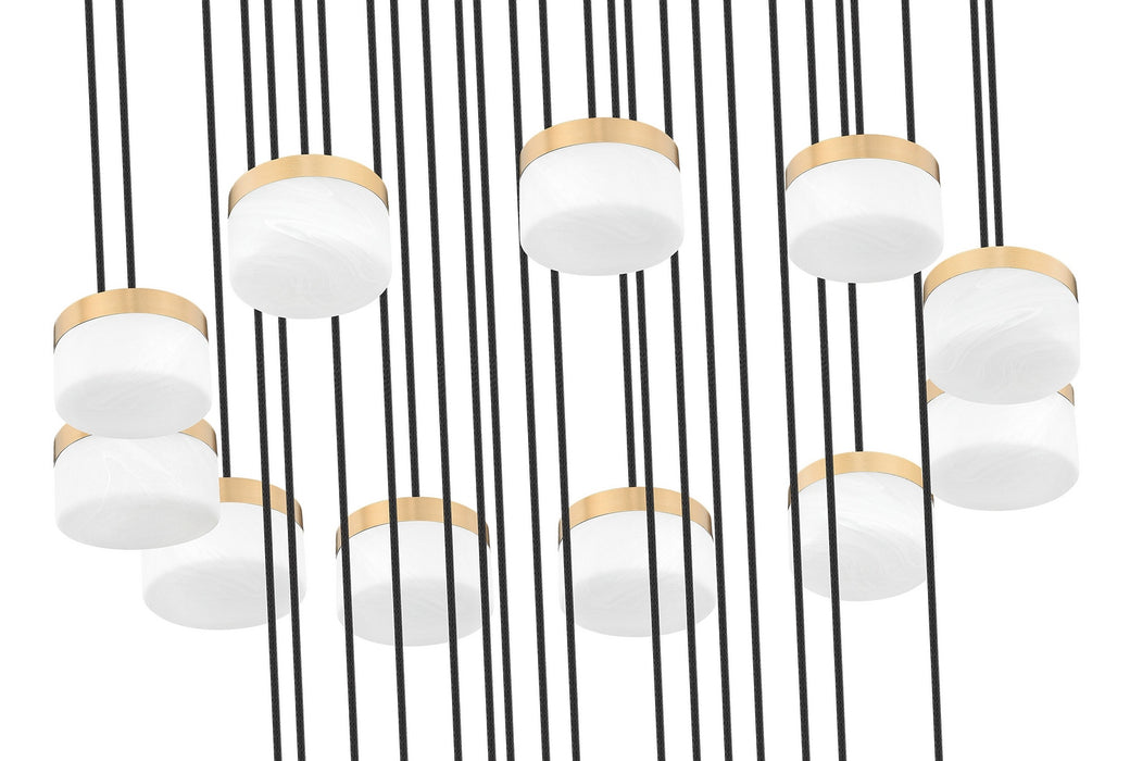 Z-Lite - 827P6-27R-MGLD-LED - LED Chandelier - Renaud - Modern Gold