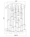 Z-Lite - 827P6-27R-MGLD-LED - LED Chandelier - Renaud - Modern Gold