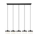 Z-Lite - 827P6-5L-MB-LED - LED Linear Chandelier - Renaud - Matte Black
