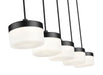 Z-Lite - 827P6-5L-MB-LED - LED Linear Chandelier - Renaud - Matte Black