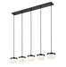 Z-Lite - 827P6-5L-MB-LED - LED Linear Chandelier - Renaud - Matte Black