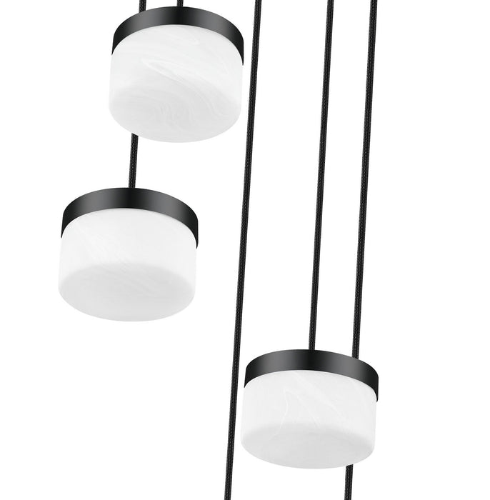 Z-Lite - 827P6-5R-MB-LED - LED Chandelier - Renaud - Matte Black