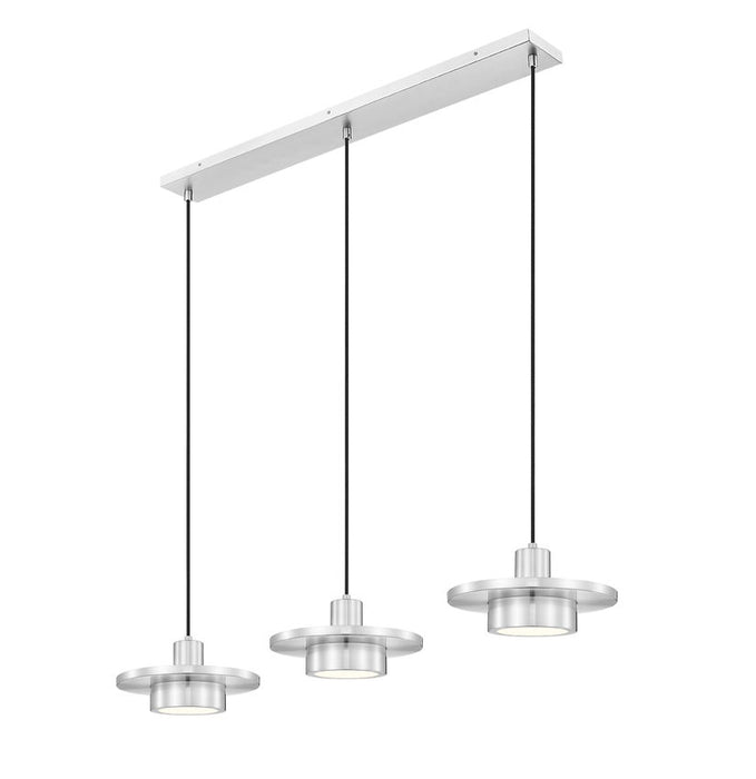 Z-Lite - 829P12-3L-BN-LED - LED Linear Chandelier - Ludo - Brushed Nickel
