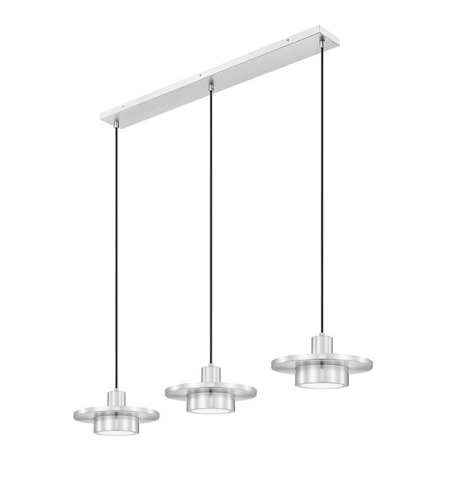 Z-Lite - 829P12-3L-BN-LED - LED Linear Chandelier - Ludo - Brushed Nickel