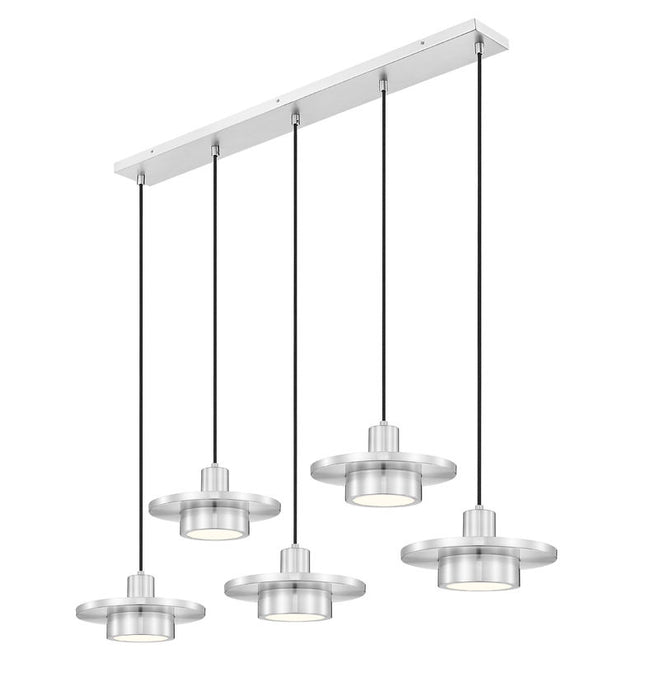 Z-Lite - 829P12-5L-BN-LED - LED Linear Chandelier - Ludo - Brushed Nickel